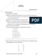 CBSE Board Class XII Physics: General Instructions