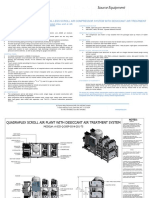 Oil-Less Scroll Air Compressor System With Desiccant Air Treatment