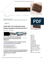 Ccna v6.0 2018: CCNA 200-125 Certi Cation Exam Dumps Questions and Answers Part 1