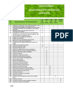 Cronograma de Mantenimiento Preventivo