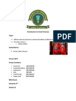 Introduction To Social Sciences Topic