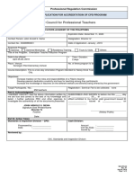 CPD 6 Application Form