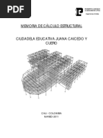 Memoria de Calculo Estructural Edf 4 Niveles Etabs 9.5 Colombia