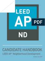 Candidate Handbook: Leed Ap Neighborhood Development