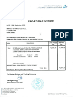 Isuzu Pro Forma Invoice