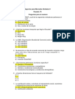 Negocios para Mercados Globales II Preguntas para El Examen