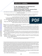 Guidelines For The Management of Spontaneous Intracerebral Hemorrhage