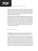 INFORME Algoritmo A