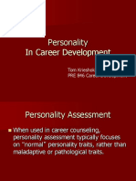 Personality in Career Development