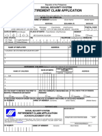 SSSForm Retirement Claim