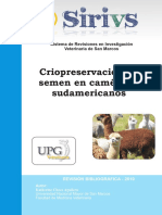 Criopreservación de Semen en Camélidos Sudamericanos