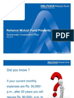 Introduction To Systematic Investment Plan (SIP) Presented by Reliance Mutual Fund