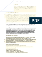 Análisis y Gestión de Las Instituciones Educativas Cerradas