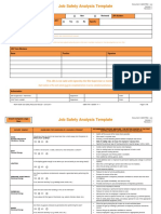 Job Safety Analysis Template