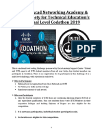 Cisco Netacad Networking Academy & Indian Society For Technical Education'S National Level Codathon 2019