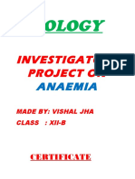 Biology: Investigatory Project On