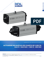 Actuadores Neumáticos - Doble Efecto DAN en Aluminio (New Version) - DAN15 - DAN1920 - SRN15 - SRN960 - UMAAPG00