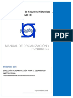 Manual de Organizacion y Funciones Del Indrhi PDF