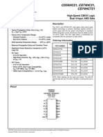 CD54HC21, CD74HC21, CD74HCT21: Features Description