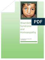 Waardenburg Syndrome and Homoeopathy