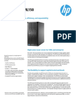 HP Proliant ML150 Gen9 Datasheet