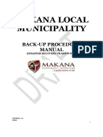 Backup Procedure Manual