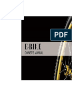 E BIKE Manual Del Propietario