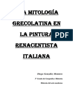 La Mitología Grecolatina en La Pintura Renacentista Italiana