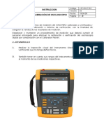 Calibración de Osciloscopio