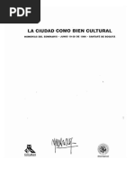 La Ciudad Como Bien Cultural PDF