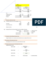 Y PLC: Operating Statement