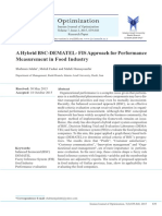 A Hybrid BSC-DEMATEL-FIS Approach For Performance Measurement in Food Industry