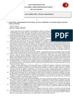 Ficha de Trabalho - Texto Argumentativo