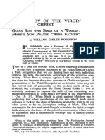 Christ, A Re-Study of The Virgin Birth of by William Childs Robinson