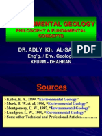 Environmental Geology (Phylosophy & Fundamental Concepts)