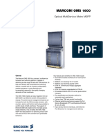 Marconi Oms 1600 PDF