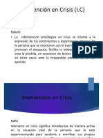 Intervención en Crisis EN UN CASO