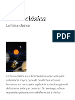 Física Clásica - Wikipedia, La Enciclopedia Libre