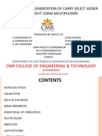 Design and Implementation of Carry Select Adder Without