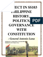 Project in Ss103 Philippine History Antonio Luna