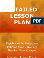 Detailed Lesson Plan