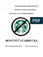 Boycott Starbucks