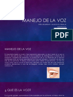 Manejo de La Voz