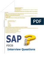 SAP FI-CO Technical Interview Questions 1