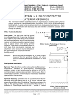 Fire Water Curtain Installation PDF