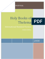 Holy Books of Thelema (ISV) : A Manuscript Proposal