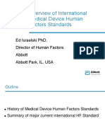 Overview of International Medical Device Human Factors Standards