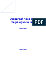 Descargar Ninja Dela Magia Agustin Tash