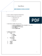 Computerized Voting System