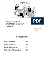 Presentation On Operatons Strategy: January 31, 2019